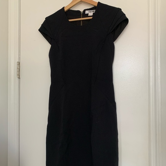 Helmut Lang black midi dress - Picture 1 of 5